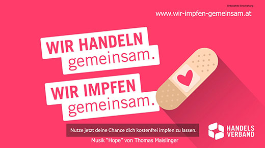 Handelsverband. Impfkampagne